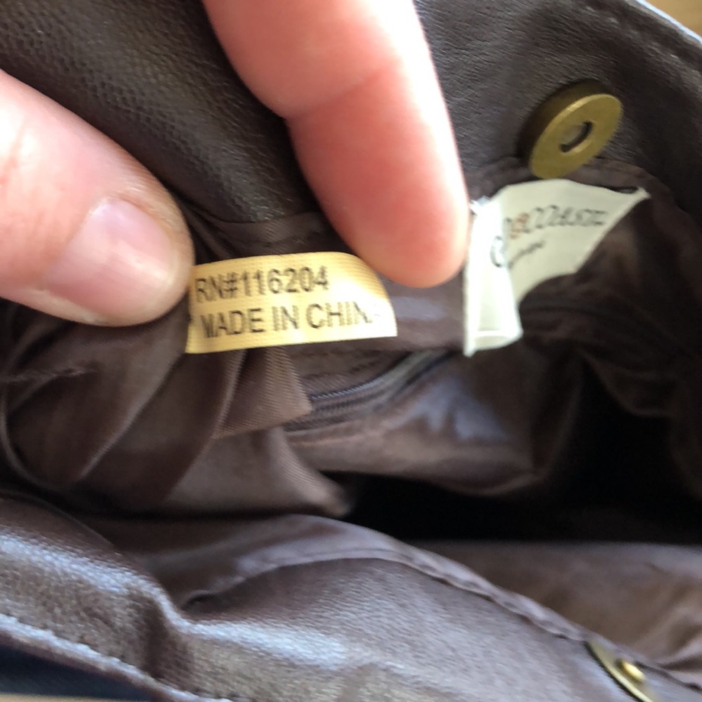 Gold Coast Blue Jean and Brown Shoulder Bag AS IS - Picture 12 of 16